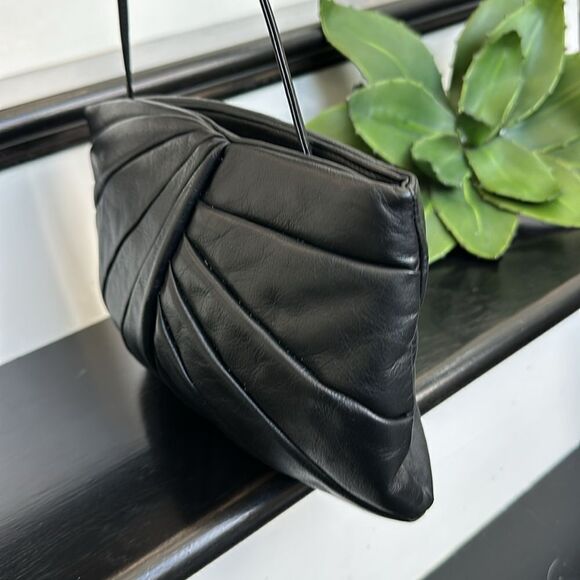 Brio vintage leather shoulder clutch purse crossbody - Picture 7 of 12